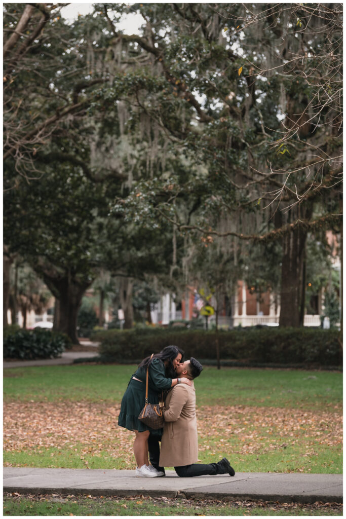 Surprise proposal in Savannah